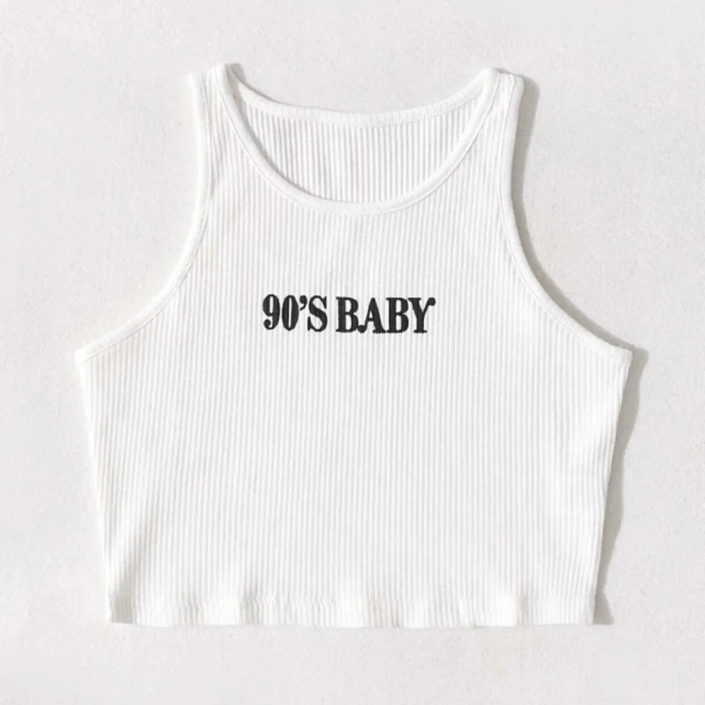 Graphic Rib Knit Tank Top - Picture 3 of 3